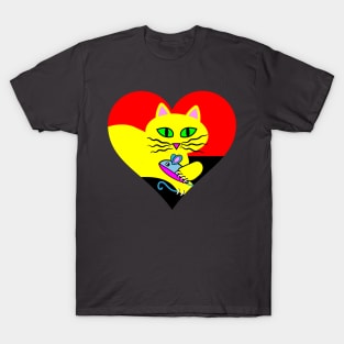 Cat Valentine Heart T-Shirt